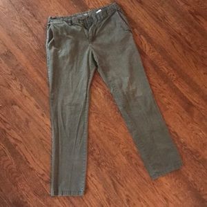 34x32 mens old navy pants military green